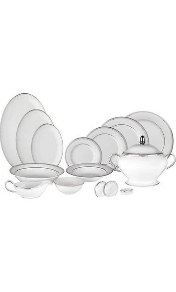 Perla Platin Yemek Takımı 60 Parça - 1