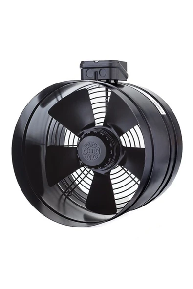 Bahçıvan Bvn Borax 200-2k Kanal Tipi Aksiyel Fan (680m³/h) ürün görseli 1