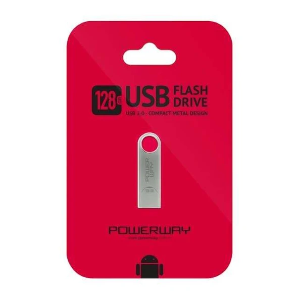 Powerway PW-128 128 GB USB 2.0 Flash Bellek ürün görseli 1