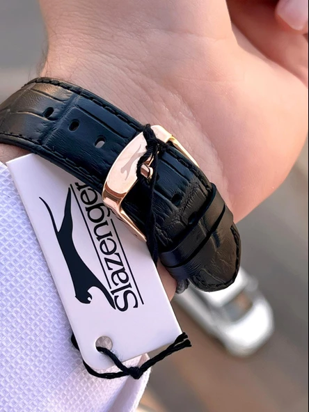 Slazenger Deri Kordon İç Fonksiyonları Aktif 10 Atm Suya Dayanıklı Erkek Kol Saati ESL.09.2494.2.04 - Resim 4