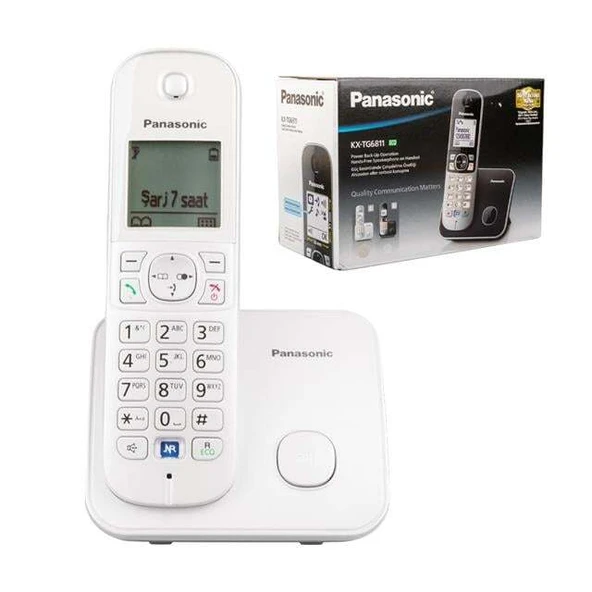 Panasonic KX-TG6811 Gri Dect Telsiz Telefon ürün görseli