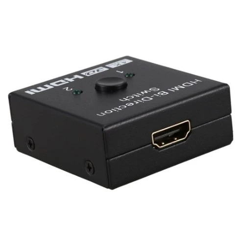 HDMI Switch HDMI Splitter, HDMI Anahtar, 2 Giriş 1 Çıkış, PS5, PS4, Xbox, TV Kutusu, TV Stick, Monitör, PC ile Uyumlu, Çift Yönlü AB Anahtar, - 5