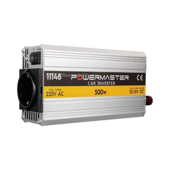 Powermaster PM-11148 12 Volt 500 Watt Modified Sinus İnverter ürün görseli