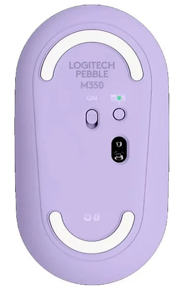 Logitech Pebble M350 910-006752 Lila Sessiz Optik Kablosuz Mouse - 2