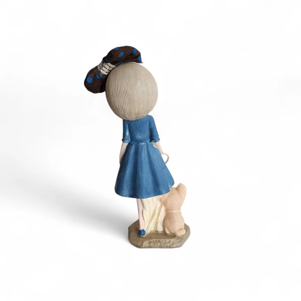 Dekoratif Biblo Anime Kız Beyaz Saçlı - Resim 2