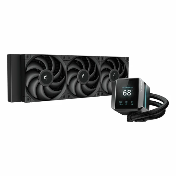 DeepCool Mystique 360 360mm AM5/1700P Siyah İşlemci Sıvı Soğutucu ürün görseli 1