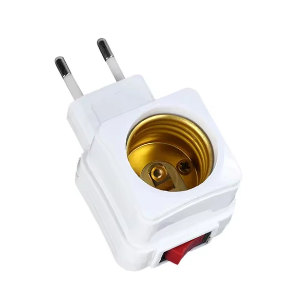 Lamba Duyu, Prize Takılan, E27, Anahtarlı Lamba Duyu, Kare, 1 Adet - Resim 3