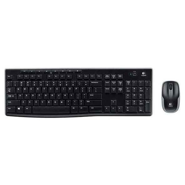 Logitech MK270 Kablosuz Klavye Set Mm Q Tr Siyah ürün görseli 1