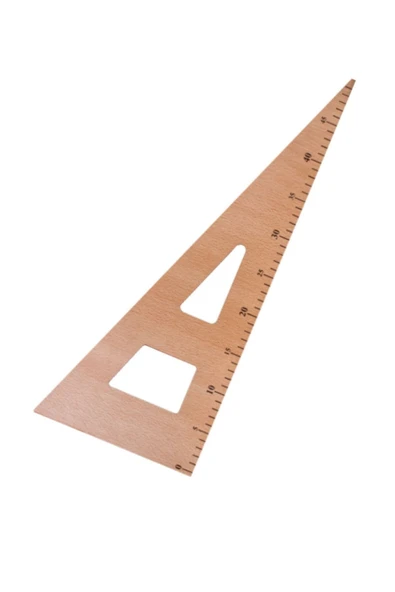 Üçgen Riga Cetvel 45 cm ürün görseli