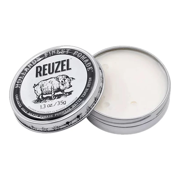 Reuzel Concrete Hold Matte Pomade Su Bazlı Güçlü Tutucu Dokulandırıcı Mat Wax 35g ürün görseli