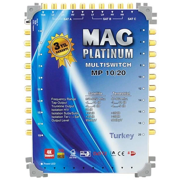 Mag Platinum 10-20 Sonlu Uydu Santrali ürün görseli 1