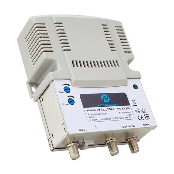 Novacom NC-KT340 47-862 Mhz 34 dB Kablo TV Amplifier Hat Yükseltici