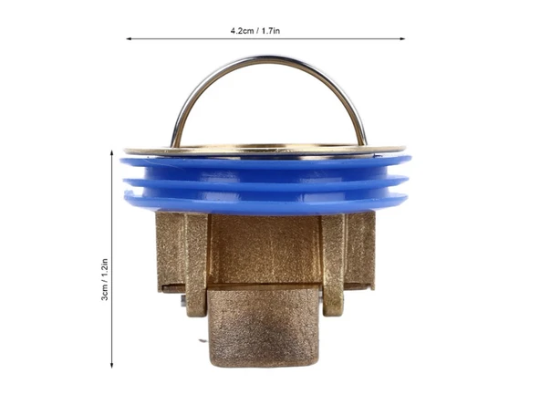 Pratik Anti Koku Önleyici, Tahliye Vanası, Duş Yer Sifonu, Geri Akış Önleyici, Gider Pis Koku Böcek Gider Aparatı, Büyük Boy, - Resim 5