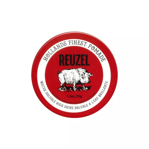 Reuzel Red Pomade Su Bazlı Orta Tutucu Parlak Wax 35g - 1