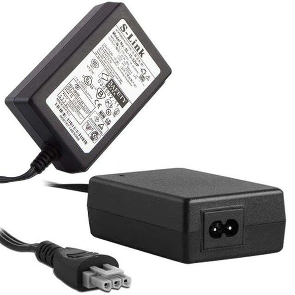 S-Link SL-15-32HP 15 Volt - 32 Volt Çift Voltaj AC/DC HP Yazıcı Adaptörü - 1
