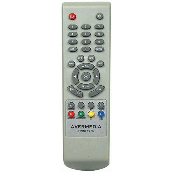 Avermedia 6000 Pro - Nextstar - Herz 980 - Kawai KW 6000 - Funny - Kamosonic Kara 6000 - Envision Uydu Alıcı Kumandası - 1
