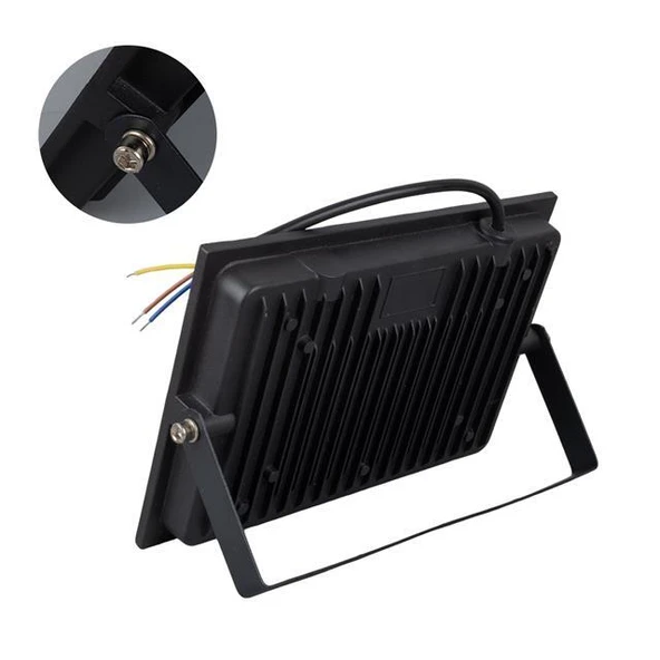 Powermaster PM-22572 100 Watt - 220 Volt 6500K IP66 150* Işık Açısı Siyah Slim Kasa Beyaz Led Projektör - 2