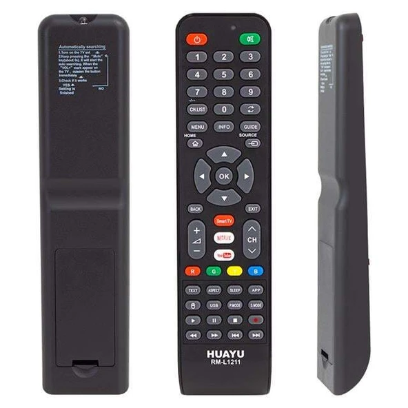 Huayu RM-L1211 Netflix-Youtube-Smart Tuşlu Universal Lcd-Led Tv Kumanda ürün görseli 1