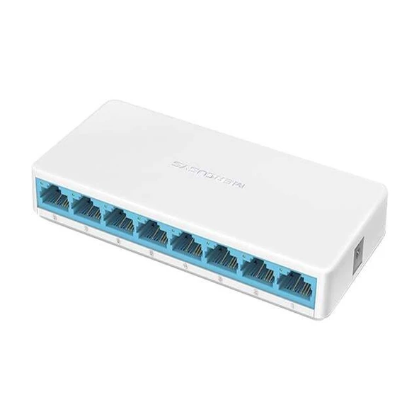 TP-Link Mercusys MS108 10/100 Mbps 8 Port Ethernet Switch ürün görseli 1