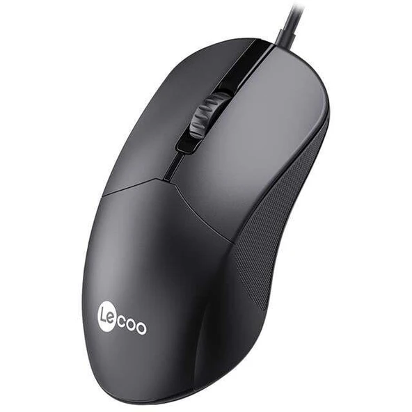 Lenovo Lecoo M1102 1200 DPI 3 Tuşlu USB Kablolu Optik Mouse ürün görseli 1