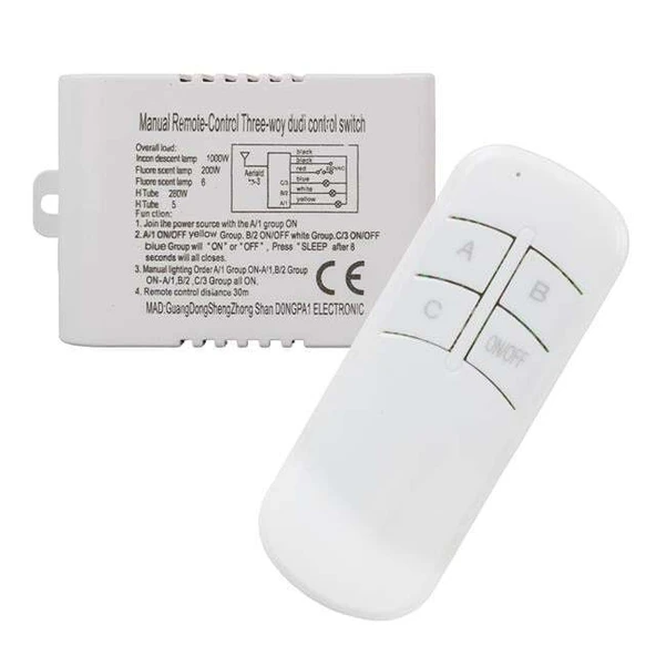 Powermaster PM-20977 Avize Kumandası 4 Fonksiyonlu ürün görseli 1