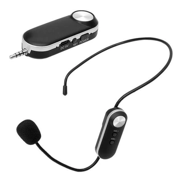 Magicvoice MV-1306H 1 Headset Kablosuz Uhf Telsiz Mikrofon - 2