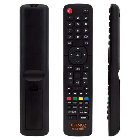 Hiremco Turbo V8D+ Uydu Alıcı Kumandası ürün görseli 1