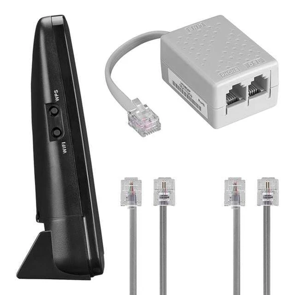 Everest SG-V400 2.4Ghz 300 Mbps Kablosuz Vdsl - Adsl2+ Voip Modem Router - Resim 3