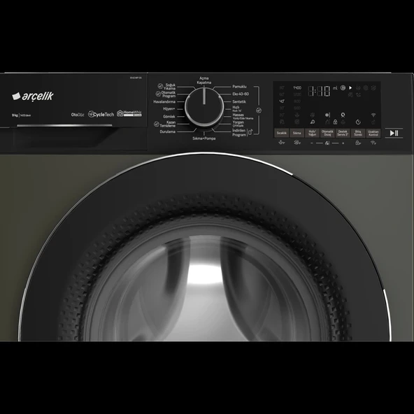 Arçelik 9140 MP OG 1400 Devir 9 Kg Çamaşır Makinesi - Resim 6