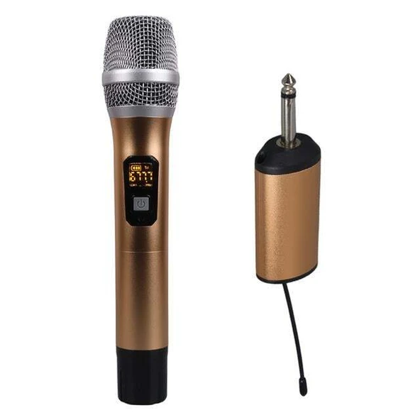 Magicvoice MV-1301E UHF Ekranlı Kablosuz 1 El Telsiz Mikrofonu - 2