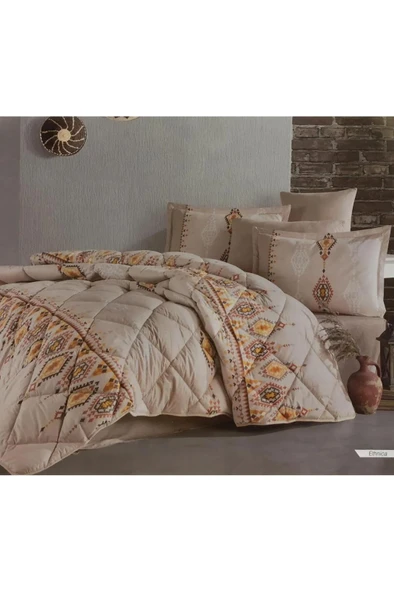 Clasy %100 Pamuk Ranforce Çift Kişilik Silikon Yorgan 195 x 215 ürün görseli