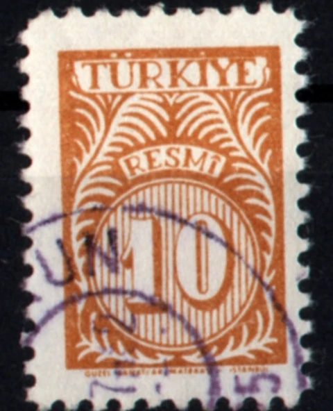 EABİ-1957 Resmi Pul 10 Kuruş (tp0284) ürün görseli