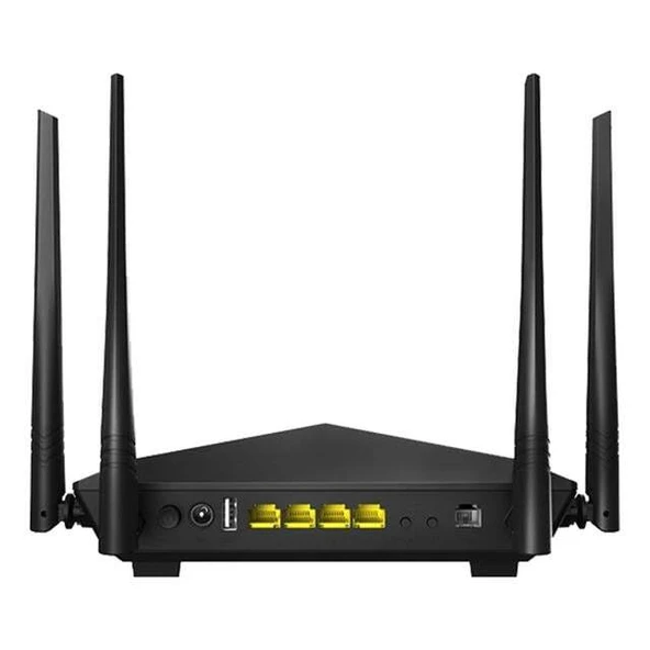 Tenda V12 AC1200 Dual Band 4X Gigabit Port 1200 Mbps Vdsl Modem - Resim 3