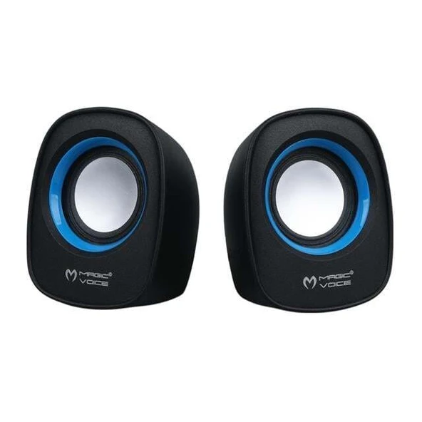 Magicvoice D-05A Mini 5 Watt Aux 2.0 Multimedia 1+1 USB Speaker - Hoparlör - 1