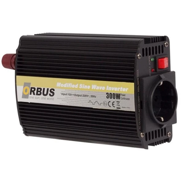 Orbus 300W 12V Modifeld Sinus İnvertör ürün görseli 1