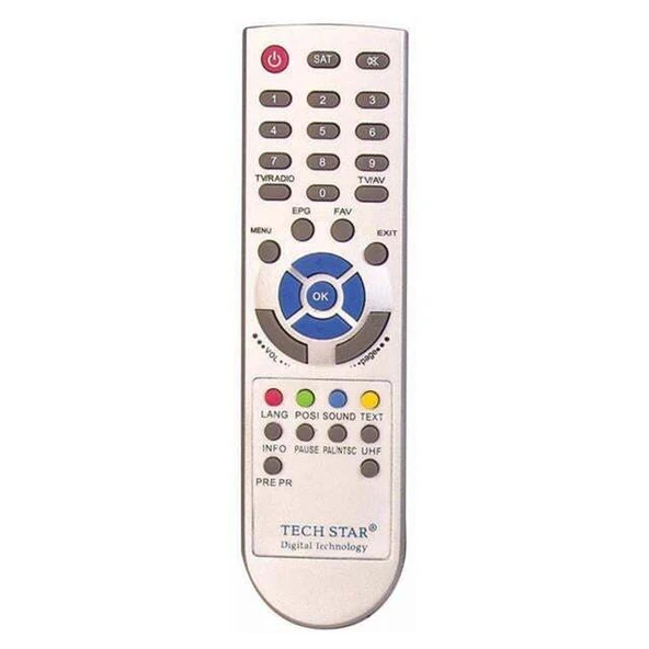 Techstar 5000-7000 Uydu Alıcı Kumandası ürün görseli 1