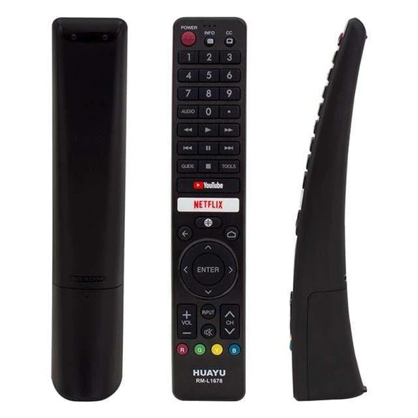 Huayu RM-L1678 Sharp Netflix-Youtube Tuşlu Lcd-Led Tv Kumanda ürün görseli 1