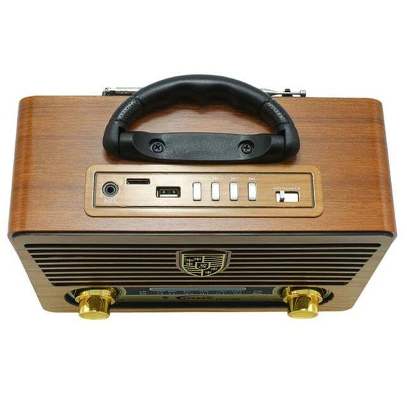 MagicVoice MV-115BT USB - SD - FM - Bluetooth Destekli Nostaljik Radyo - Resim 3