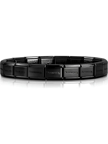 İtalyan Charm (nomination) Çıkarılabilir Paslanmaz Çelik Esnek Bileklik - Resim 3