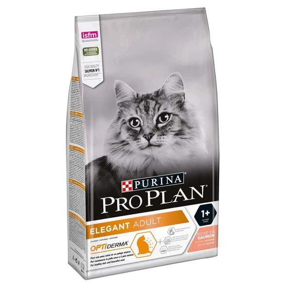 Pro Plan Elegant Adult Derma Plus Somonlu Kedi Maması 1.5 Kg