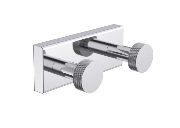 Line Bathroom AVERTA BORNOZ ASKILIK 119103 KROM Lamalı İkili Krom