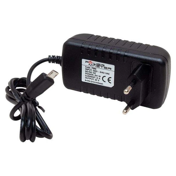Powermaster PM-7919 12 Volt - 2 Amper Micro Usb Tablet Pc Adaptörü - 1