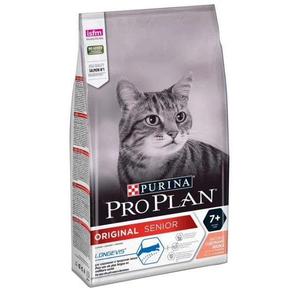 Pro Plan Original Senior Somonlu Yaşlı Kedi Maması 3 Kg ürün görseli