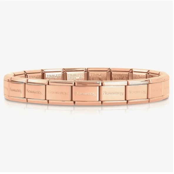 İtalyan Charm (nomination) Çıkarılabilir Paslanmaz Çelik Esnek Bileklik - Resim 4