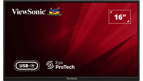 VIEWSONIC VA1650 16 USB-C HAFIF TASINABILIR MONITOR ürün görseli