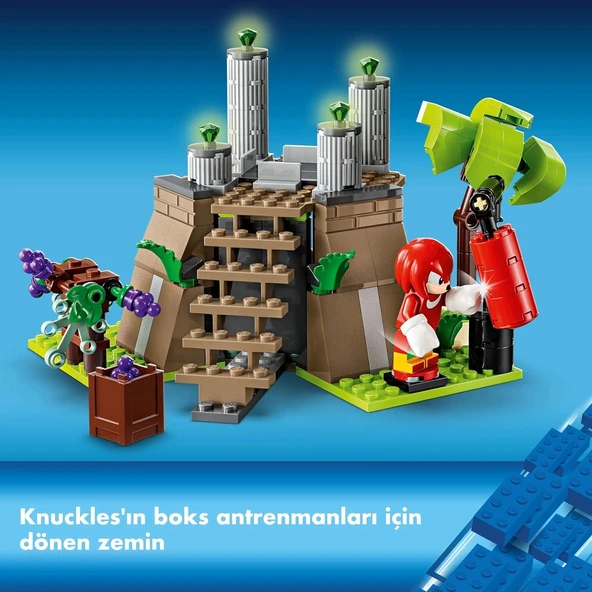 LEGO Sonic the Hedgehog Knuckles ve Master Emerald Tapınağı 76998 – 8 Yaş ve Üzeri Çocuklar İçin Video Oyunu Karakterler - 2