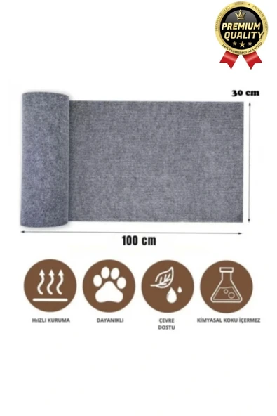 Dayanıklı Kolay Uygulanabilir Yapıştırılabilir Eşya Mobilya Koruyucu Kedi Tırmalama Matı 100 x 30 cm - 5