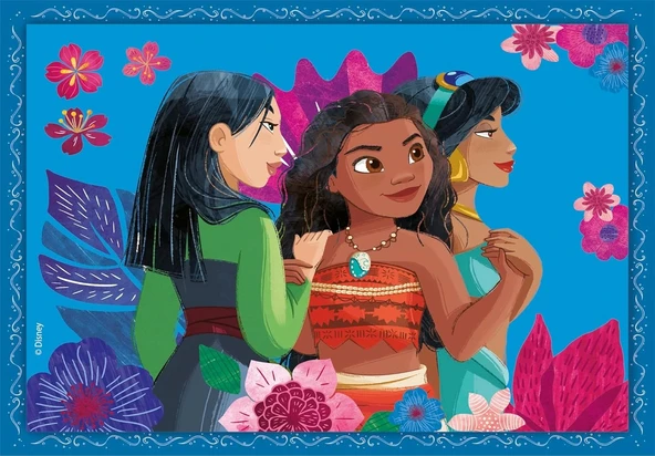 Clementoni 21517 Disney Princess  4 in 1 Super Color Puzzle - 5