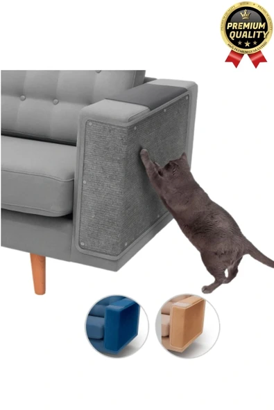 Dayanıklı Kolay Uygulanabilir Yapıştırılabilir Eşya Mobilya Koruyucu Kedi Tırmalama Matı 100 x 30 cm - 3
