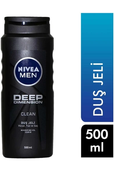 Nivea Men Duş Jeli Deep Dimension 500 ml